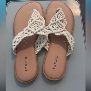 NEVER WORN Torrid Size 9 Sandals